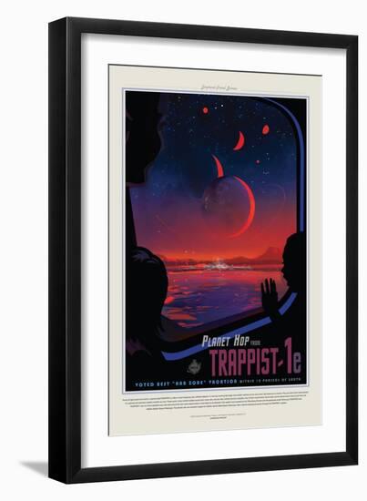 NASA/JPL: Visions Of The Future - Trappist--Framed Art Print