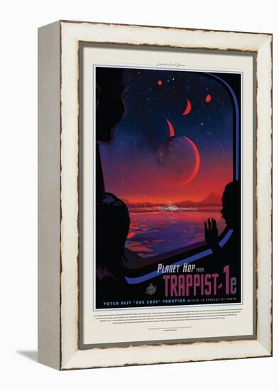 NASA/JPL: Visions Of The Future - Trappist-null-Framed Stretched Canvas