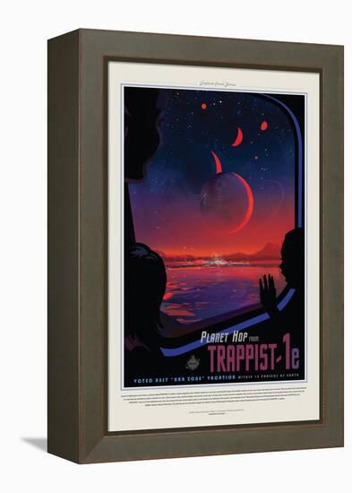 NASA/JPL: Visions Of The Future - Trappist-null-Framed Stretched Canvas