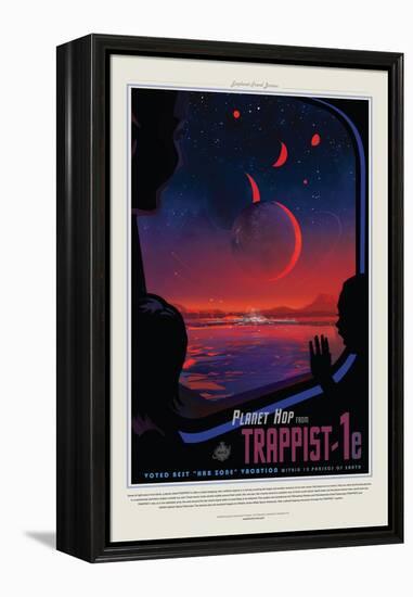 NASA/JPL: Visions Of The Future - Trappist-null-Framed Stretched Canvas