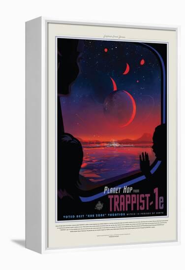 NASA/JPL: Visions Of The Future - Trappist-null-Framed Stretched Canvas