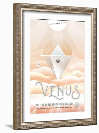 NASA/JPL: Visions Of The Future - Venus-null-Framed Art Print