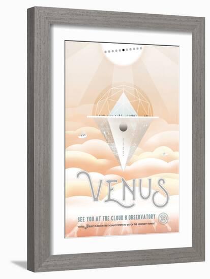 NASA/JPL: Visions Of The Future - Venus-null-Framed Art Print