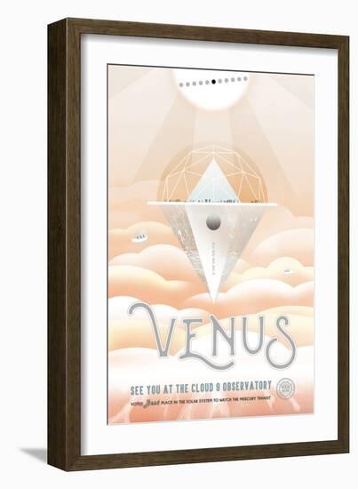 NASA/JPL: Visions Of The Future - Venus-null-Framed Art Print