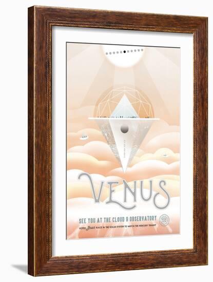 NASA/JPL: Visions Of The Future - Venus-null-Framed Art Print