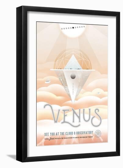 NASA/JPL: Visions Of The Future - Venus-null-Framed Art Print