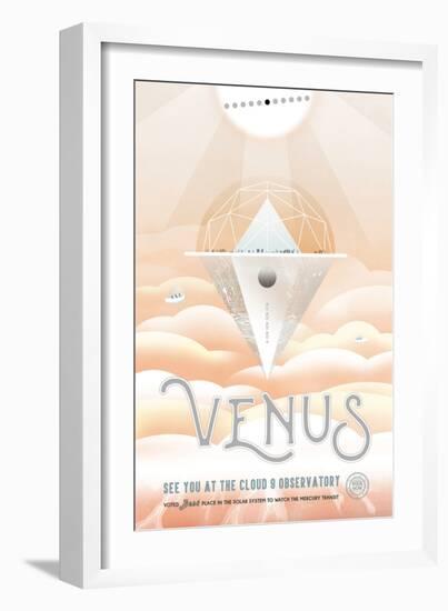 NASA/JPL: Visions Of The Future - Venus-null-Framed Art Print