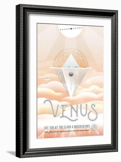 NASA/JPL: Visions Of The Future - Venus-null-Framed Art Print