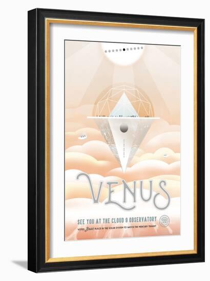 NASA/JPL: Visions Of The Future - Venus-null-Framed Art Print