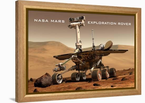 NASA Mars Exploration Rover Sprit Opportunity Photo-null-Framed Stretched Canvas