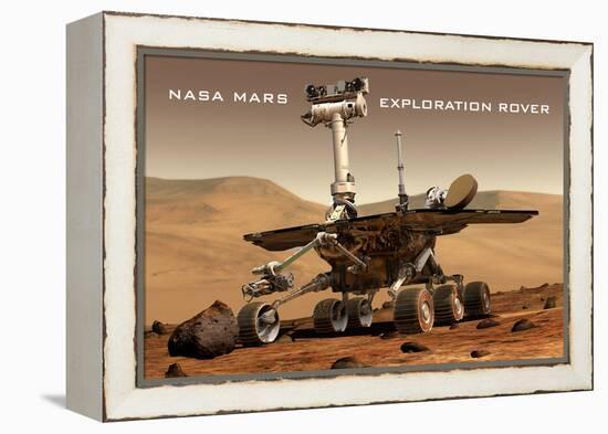 NASA Mars Exploration Rover Sprit Opportunity Photo-null-Framed Stretched Canvas
