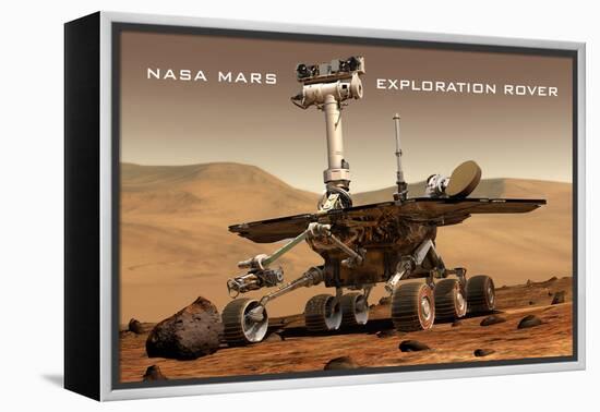 NASA Mars Exploration Rover Sprit Opportunity Photo-null-Framed Stretched Canvas