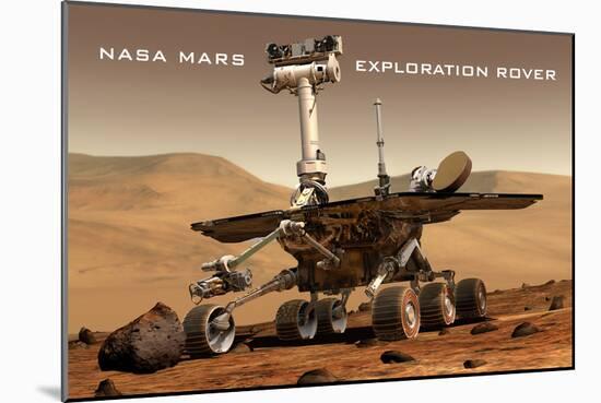 NASA Mars Exploration Rover Sprit Opportunity Photo-null-Mounted Art Print