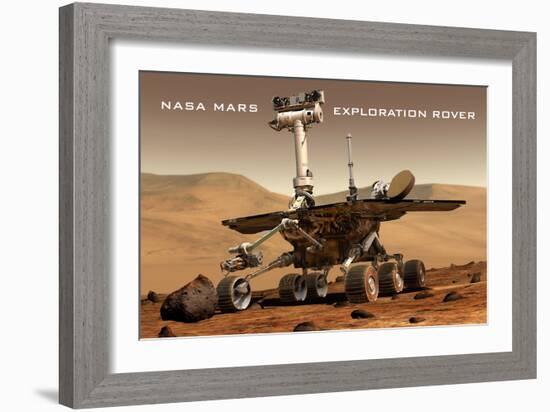 NASA Mars Exploration Rover Sprit Opportunity Photo-null-Framed Premium Giclee Print