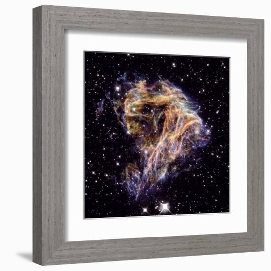 NASA - N 49 Celestial Fireworks-null-Framed Art Print