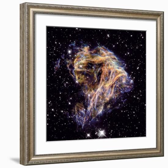 NASA - N 49 Celestial Fireworks-null-Framed Art Print