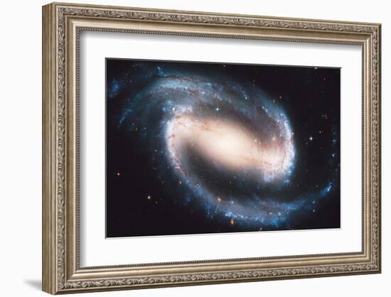 NASA - NGC 1300 Barred Spiral Galaxy-null-Framed Art Print