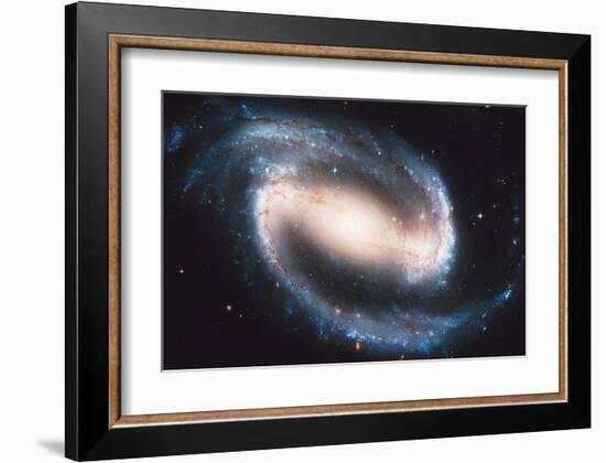 NASA - NGC 1300 Barred Spiral Galaxy-null-Framed Art Print