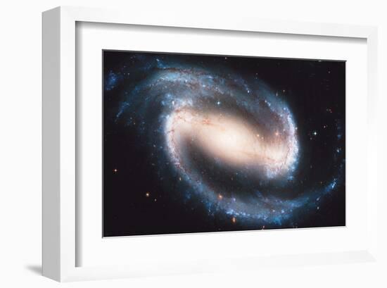 NASA - NGC 1300 Barred Spiral Galaxy-null-Framed Art Print