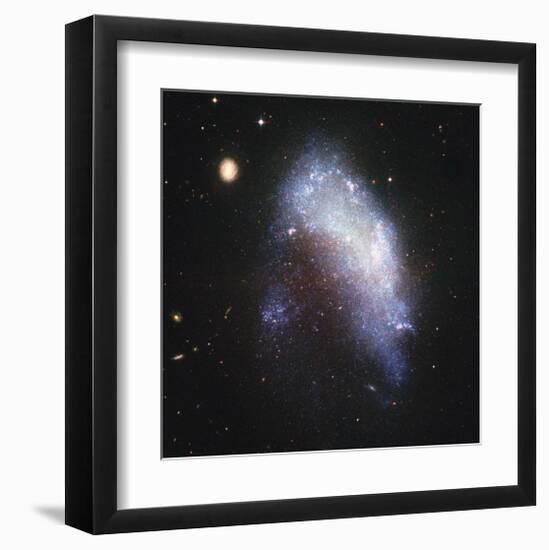 NASA - NGC 1427A Galaxy-null-Framed Art Print