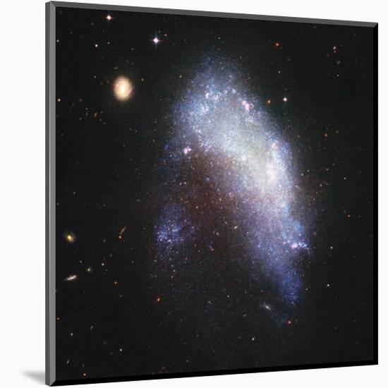 NASA - NGC 1427A Galaxy-null-Mounted Art Print