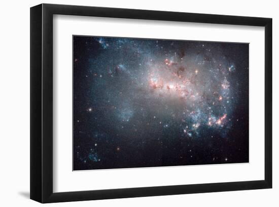 NASA - NGC 4449 Stellar Fireworks-null-Framed Art Print