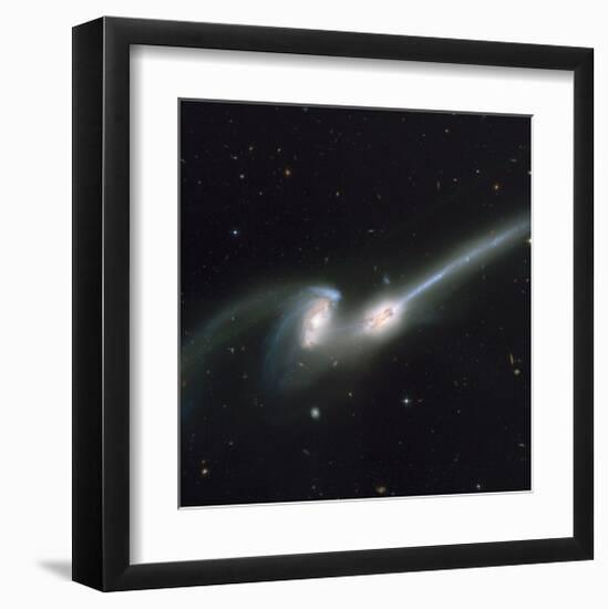 NASA - NGC 4676 Colliding Galaxies-null-Framed Art Print