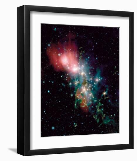 NASA - NGC1333 Chaotic Star Birth-null-Framed Art Print