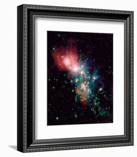 NASA - NGC1333 Chaotic Star Birth-null-Framed Art Print