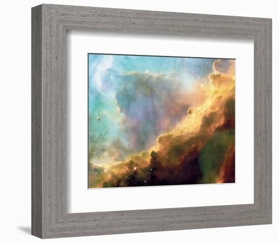 NASA - Perfect Storm Swan Nebula M17-null-Framed Premium Giclee Print