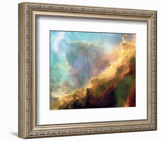 NASA - Perfect Storm Swan Nebula M17--Framed Art Print