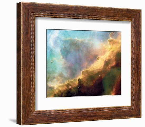 NASA - Perfect Storm Swan Nebula M17-null-Framed Art Print