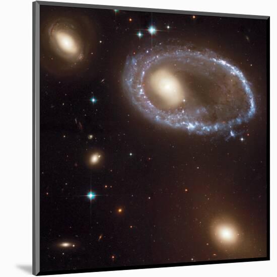 NASA - Ring Galaxy 0644-741-null-Mounted Art Print