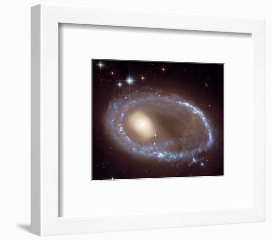 NASA - Ring Nucleus of Galaxy AM 0644-741-null-Framed Art Print