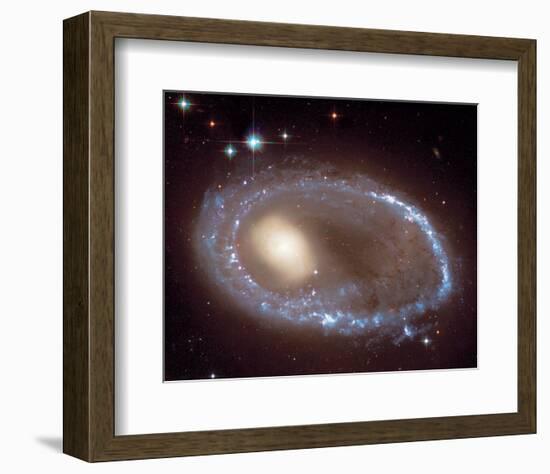 NASA - Ring Nucleus of Galaxy AM 0644-741-null-Framed Art Print