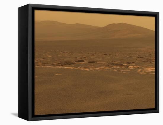 NASA's Mars Exploration Rover 'Opportunity' Recorded This Image on Aug 6, 2011-null-Framed Stretched Canvas
