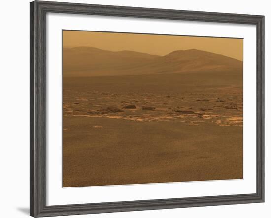 NASA's Mars Exploration Rover 'Opportunity' Recorded This Image on Aug 6, 2011-null-Framed Photo