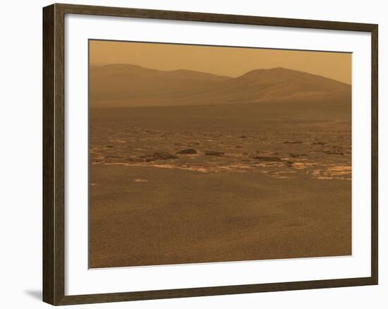 NASA's Mars Exploration Rover 'Opportunity' Recorded This Image on Aug 6, 2011-null-Framed Photo