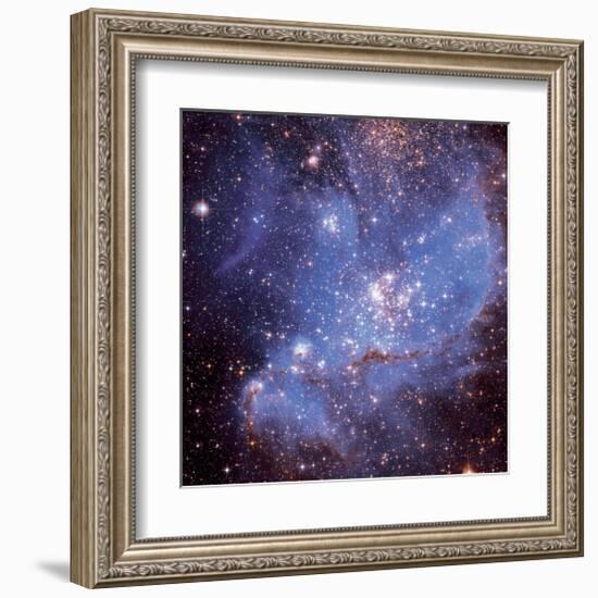 NASA - Small Magellanic Cloud-null-Framed Art Print