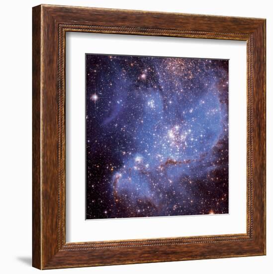 NASA - Small Magellanic Cloud-null-Framed Art Print