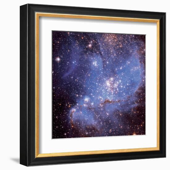 NASA - Small Magellanic Cloud-null-Framed Art Print