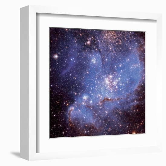 NASA - Small Magellanic Cloud-null-Framed Art Print