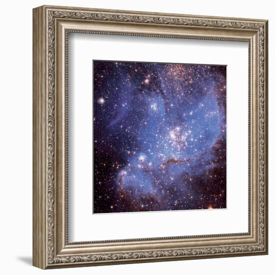 NASA - Small Magellanic Cloud-null-Framed Art Print