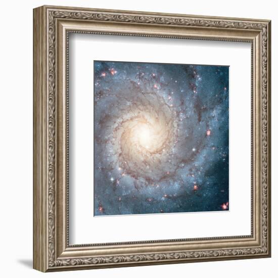 NASA - Spiral Galaxy M74-null-Framed Art Print