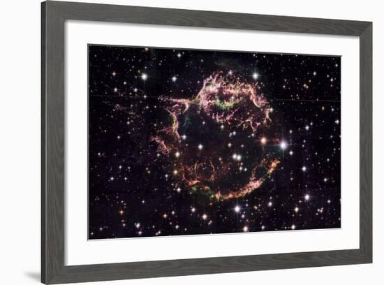 NASA - Supernova Remnant Cassiopeia A-null-Framed Art Print