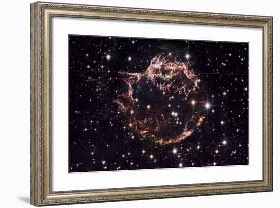 NASA - Supernova Remnant Cassiopeia A-null-Framed Art Print