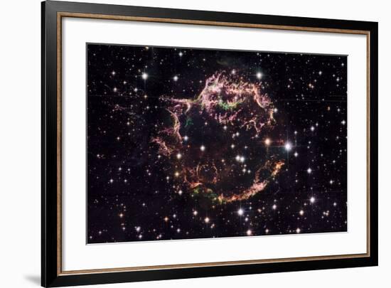 NASA - Supernova Remnant Cassiopeia A-null-Framed Art Print