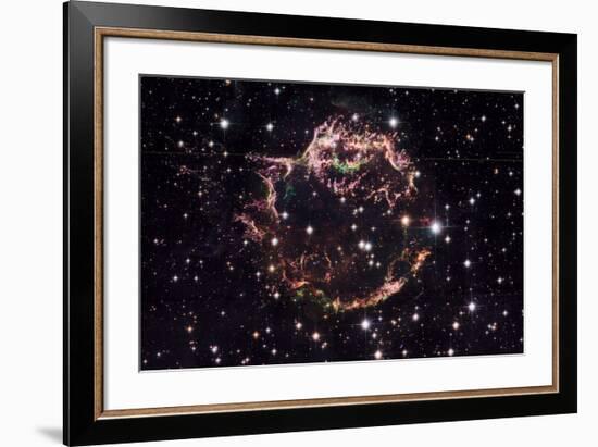 NASA - Supernova Remnant Cassiopeia A-null-Framed Art Print