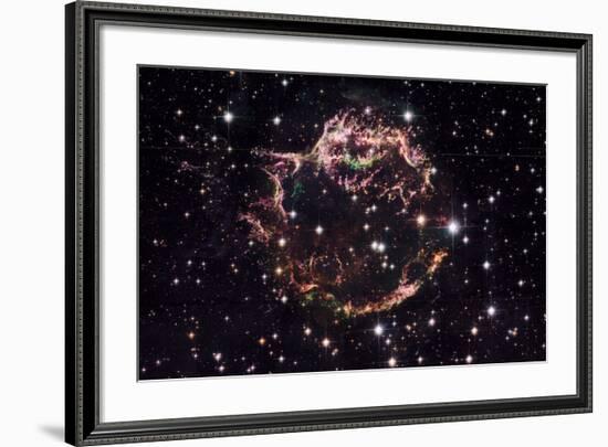 NASA - Supernova Remnant Cassiopeia A-null-Framed Art Print