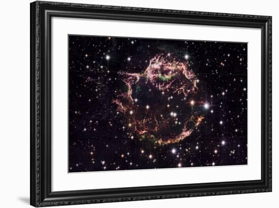 NASA - Supernova Remnant Cassiopeia A-null-Framed Art Print